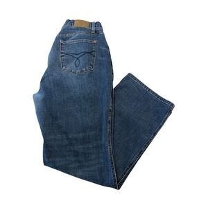 Judy Blue High Waist Wide Leg Button Fly Jeans Dark Wash JB88598 Size 14W